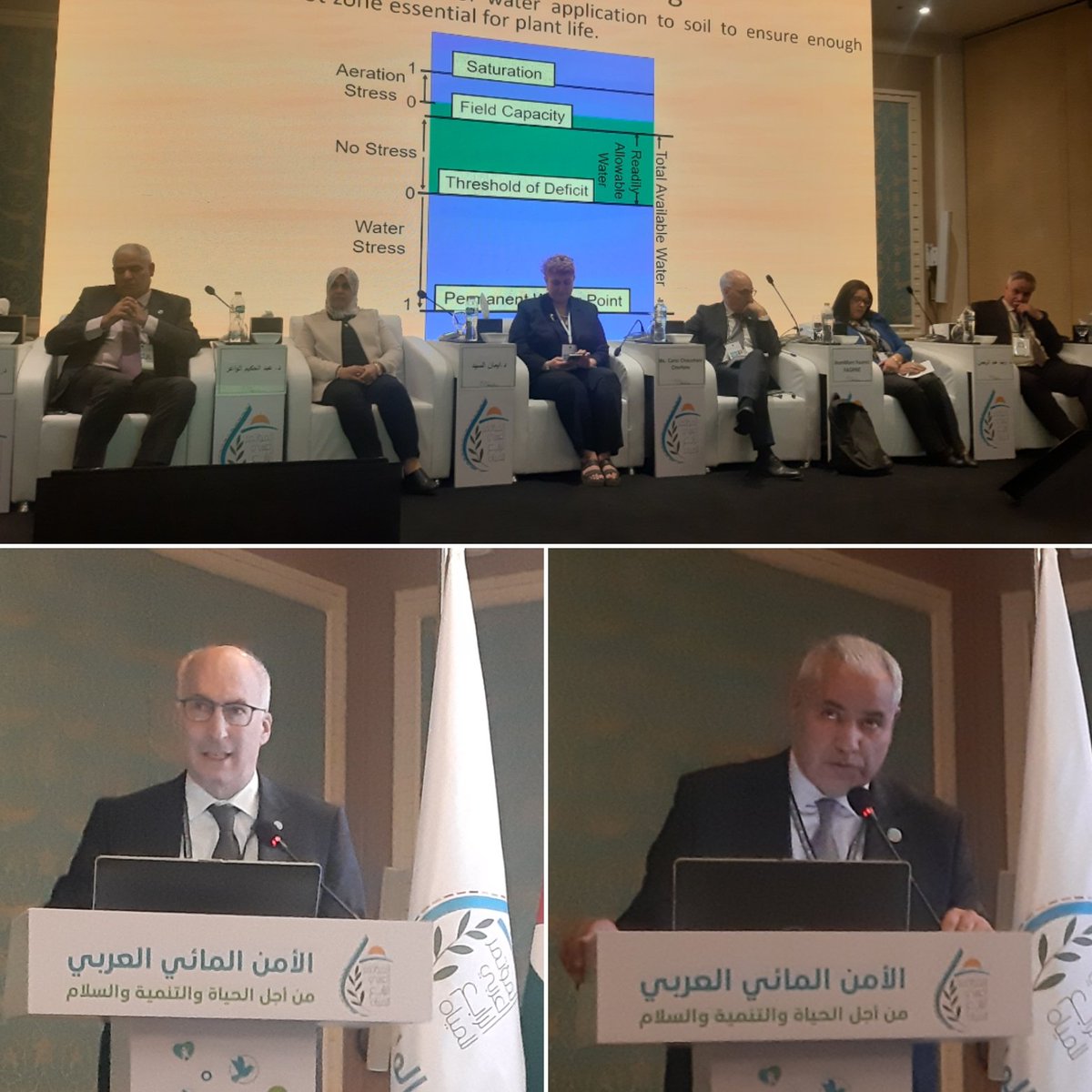 thereswong's tweet photo. Today's #ClimateChange &amp; Drought Management session @ the 4th #ArabWaterForum discussed water &amp; #foodsystem priorities, tools &amp; science needed for the Arab region to drive the #COP27 implementation agenda on water forward 💦 https://t.co/7rNZKeckcf