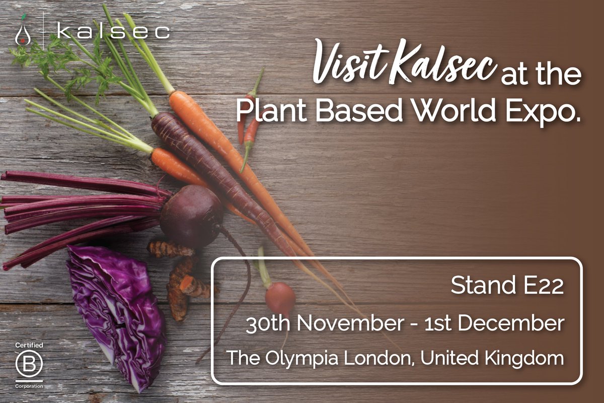 We're proud to be a sponsor at the Plant Based World Expo Europe. For those of you at the show in London this week, we're hoping you'll come see us at Stand E22!

#plantbased #sustainable #ingredients