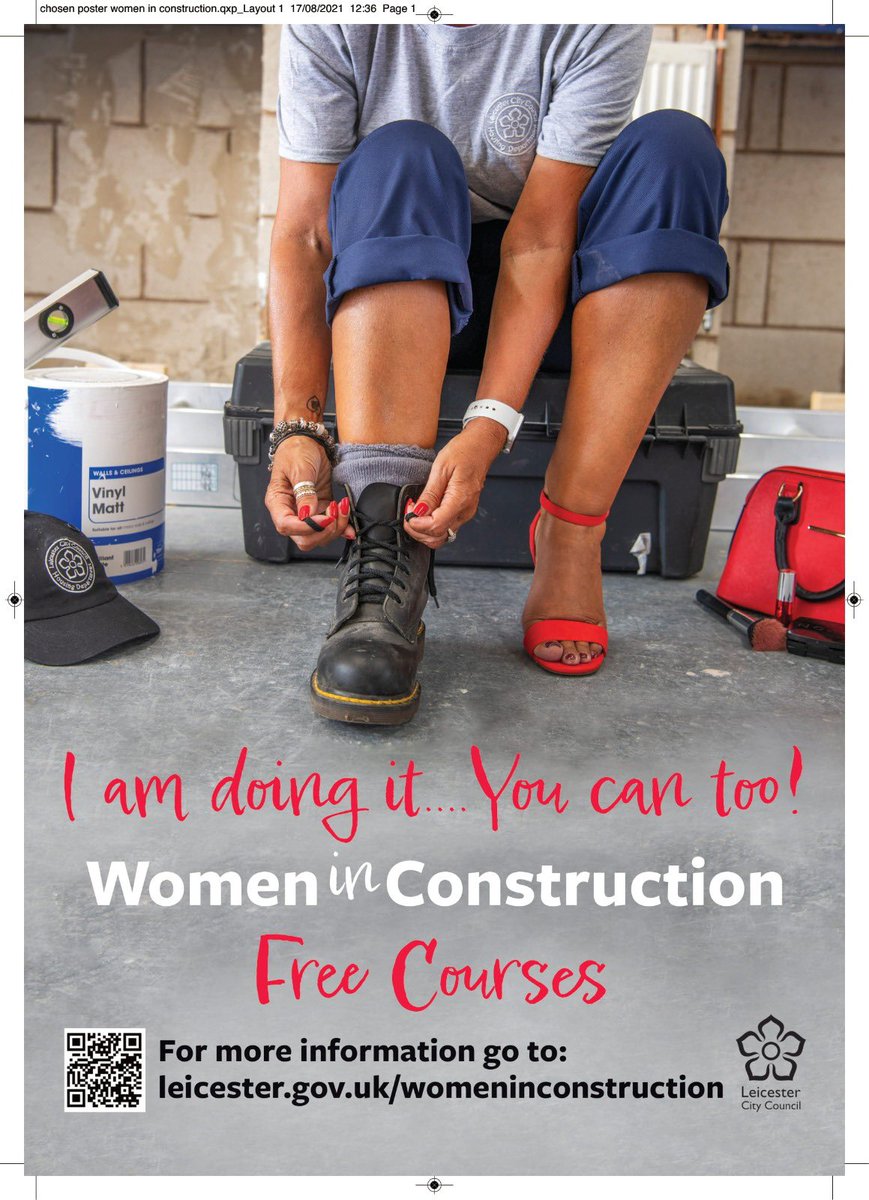 EOW_Charity's tweet photo. Great News for #ladies in #Leicester who wish to study #construction courses including #plastering, #tiling, #plumbing, #carpentry & #wall #papering.
ย
These #workshops are held for 1 week at #Leicester #College, Freemans Campus on 20thย Feb. 2023
#WomenInConstruction https://t.co/l60KqVoN7j