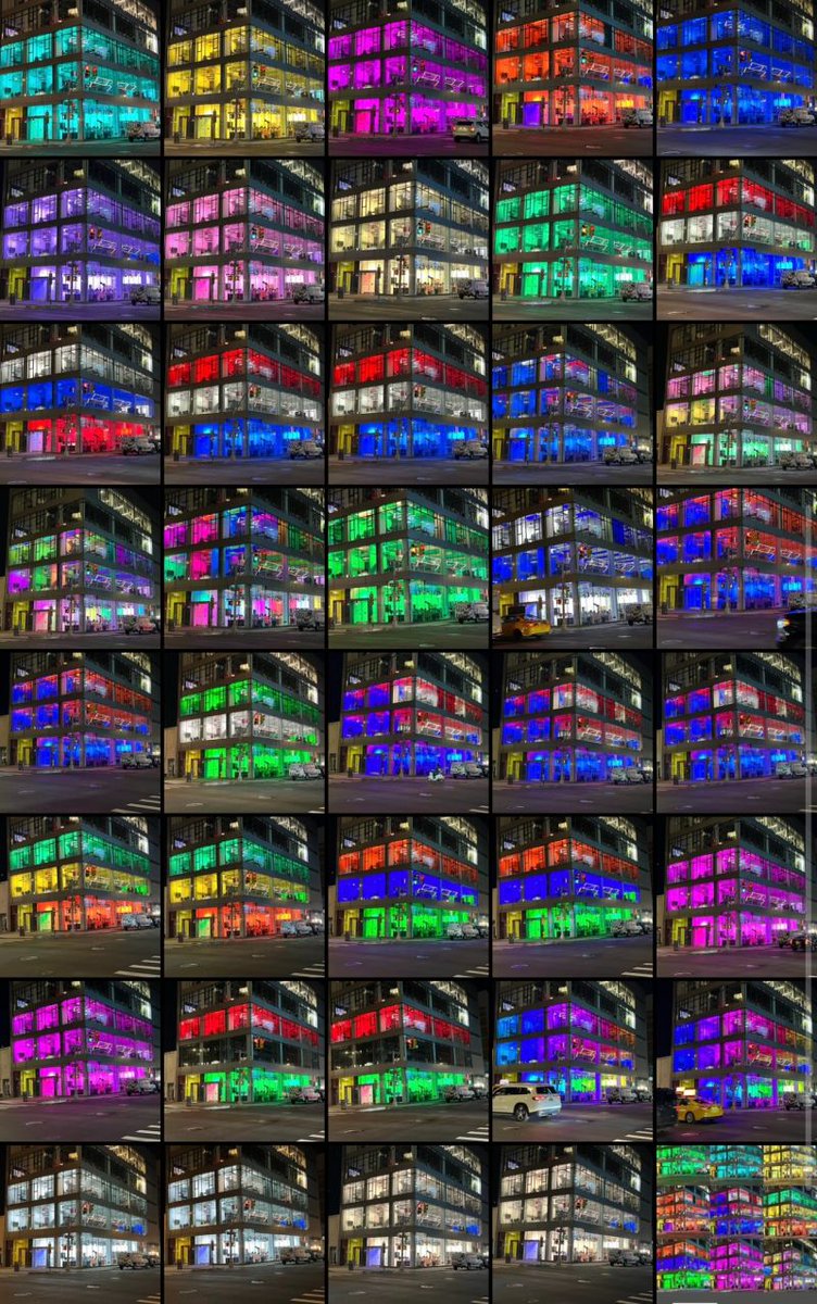 Lighting programming continues at our NYC location.