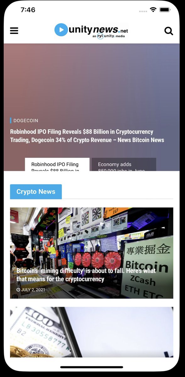 DEFIDASH_'s tweet image. Stay informed with unity news
Crypto news as they happen              #ryiu  #ryiu #unitydefi