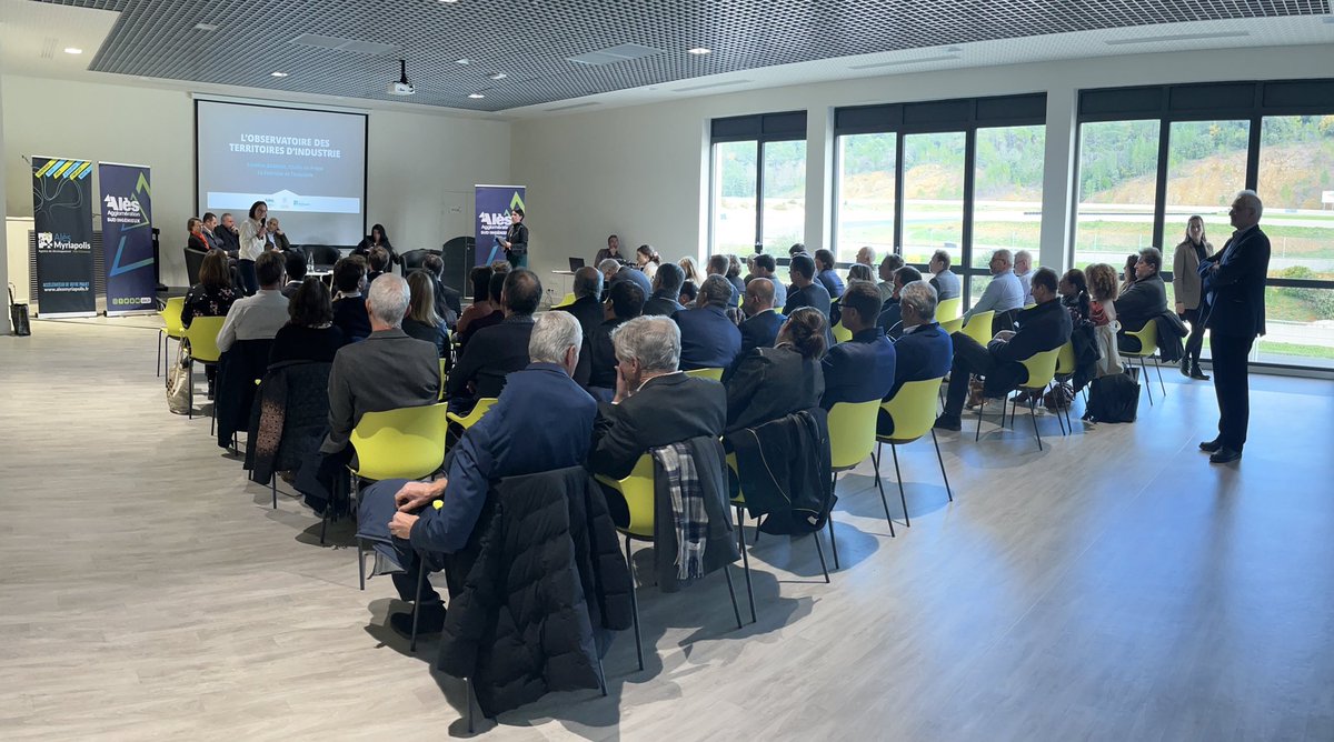 AlesMyriapolis's tweet photo. Aujourd’hui Louis Gallois, Président de la @LFI_LaFabrique est à @AlesAgglo pour un séminaire sur le thème “Alès régénère son industrie encore et encore” introduit par notre Président @CRivenq https://t.co/AA90qdokCd