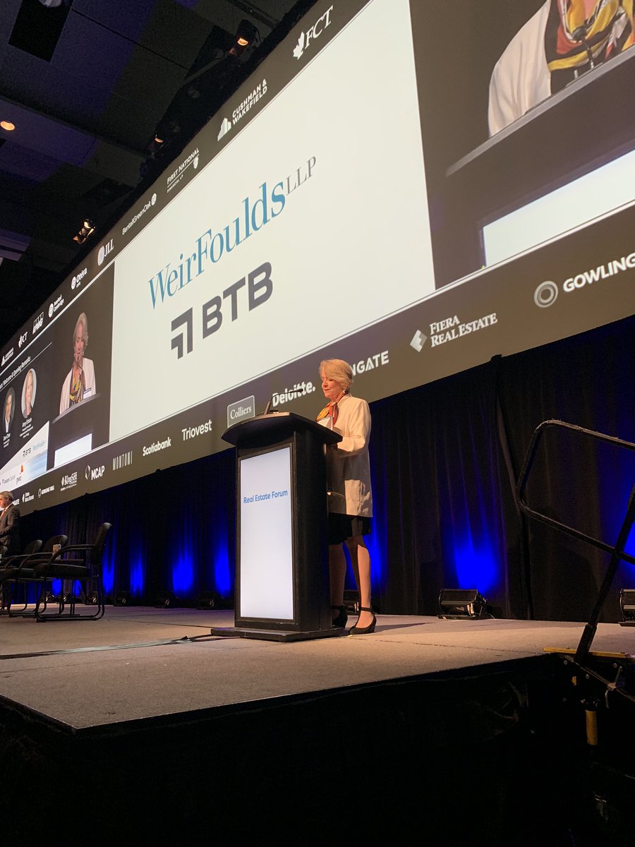 re_forums's tweet photo. And we’re off! #TREF22 is officially underway! Thank you to our co-chairs Don Clow, @CrombieREIT, and Amy Erixon, @AvisonYoung, for all their hard work on the Forum. Thanks to our opening remarks sponsors BTB REIT and @WeirFoulds, and our highlight video sponsor @altusgroup. https://t.co/SDAildvthy