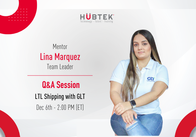 Hubtek1's tweet photo. Don't miss this Q&amp;A session with Lina Marquez, who will be answering questions about the challenges, characteristics, and points of interest in the LTL training.

Register here: https://t.co/DZPThdUYRR

#logistics #shipping #training #university https://t.co/PyLGUEm818
