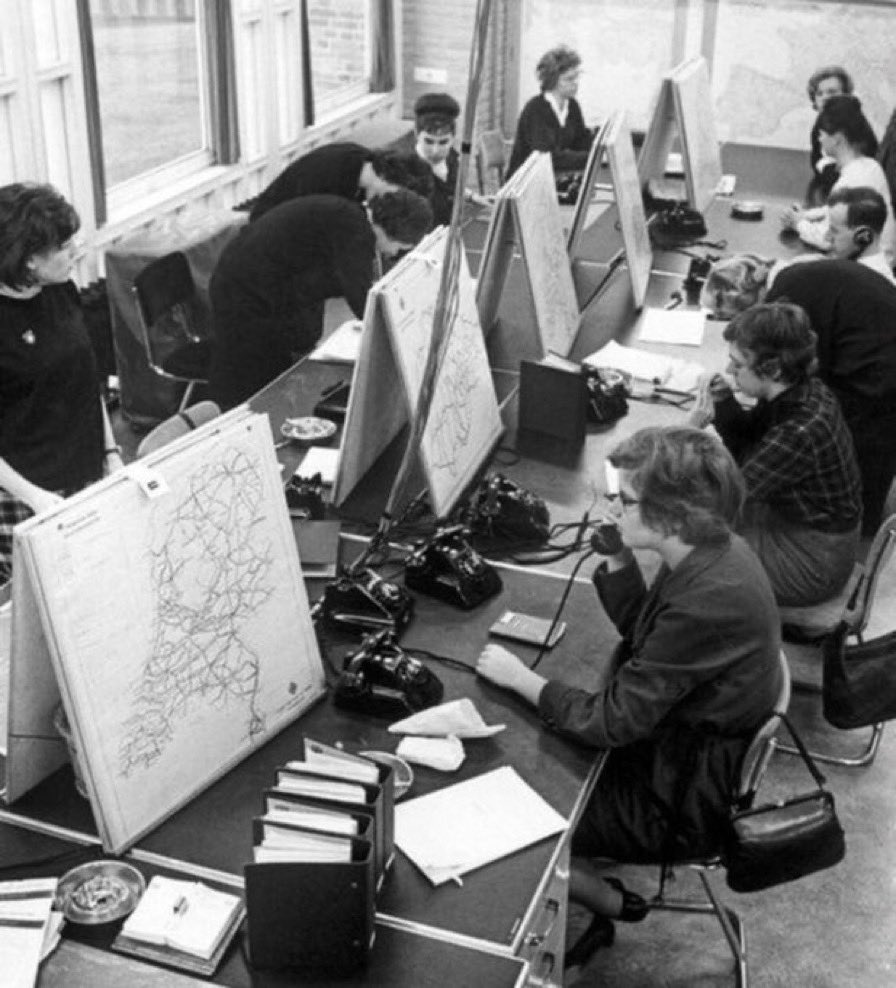 40 years before Google Maps, you called people who looked at maps: