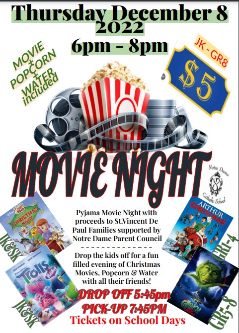 Hey Wildcats, Movie Night is back! Get your tickets now on SchoolDay!