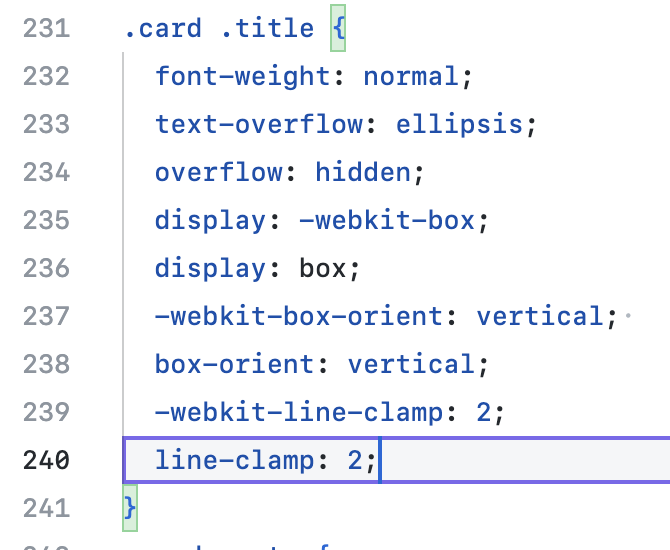 cheeaun's tweet photo. #DevRant 2

It's already almost end of 2022, why is CSS line clamping still so messy 🤦‍♂️

Even this issue on autoprefixer is still open since June 2020: https://t.co/TiUtEEgkCB https://t.co/c5IBiA9Hds