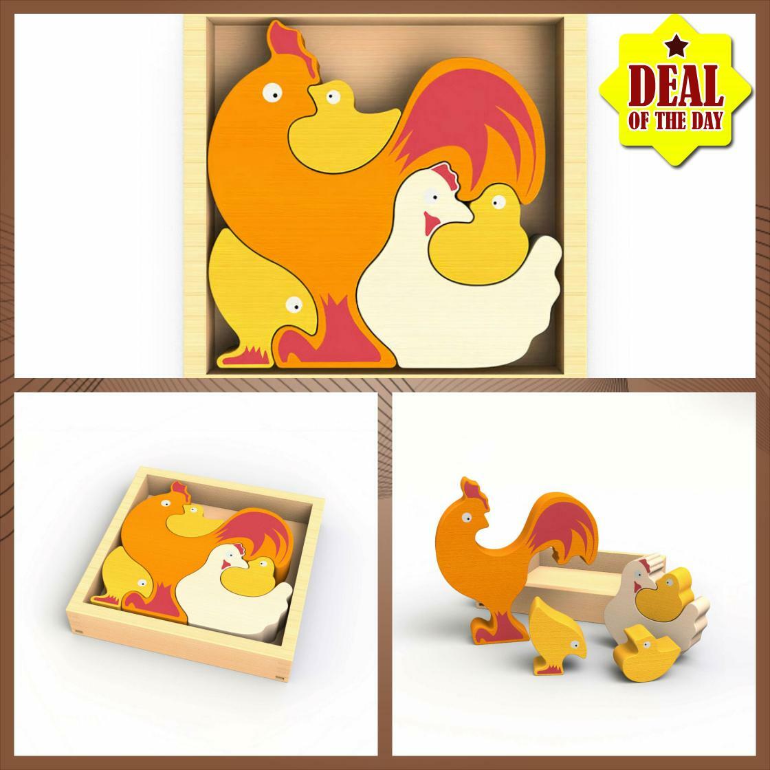 HomeKartz's tweet image. Order Chicken Family Puzzle at $35.99 from homekartz.com/products/chick… #kidsartideas #kidsfunlearning