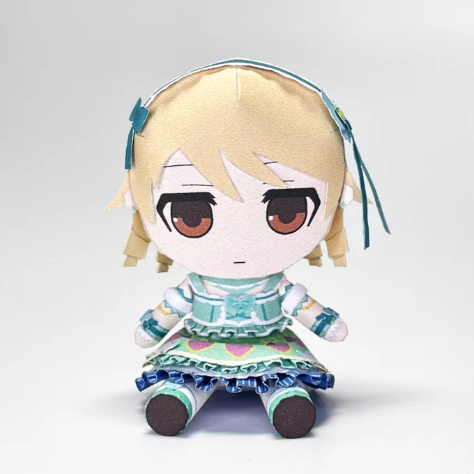 今月の作品は・ミニ ののぬい・ミニ 成宮由愛ちゃんでした〜#ペーパークラフト 