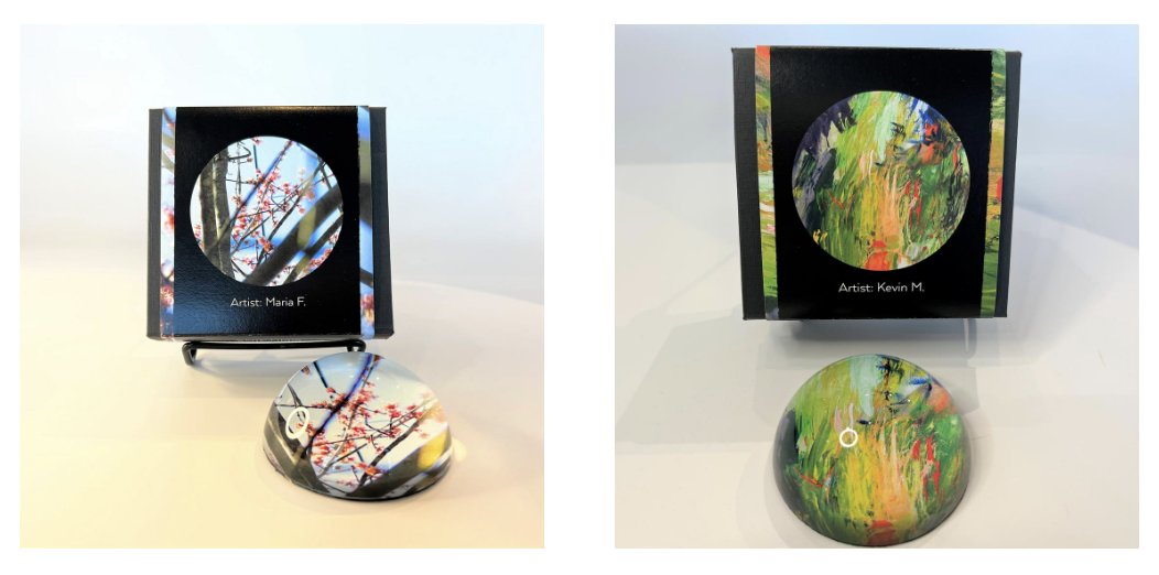 Gift giving ideas continue with GLASS PAPERWEIGHTS featuring both photography and abstract acrylic work! 🎁 jsddmetrowest.org/?s=PAPERWEIGHT…

#waecenter #WAE #shoplocal #buyart #hanukkahgifts #hanukkahgifts #hanukkahgiftideas #holidaygifts #holidaygiftideas #uniquegifts #artsygifts #JSDD