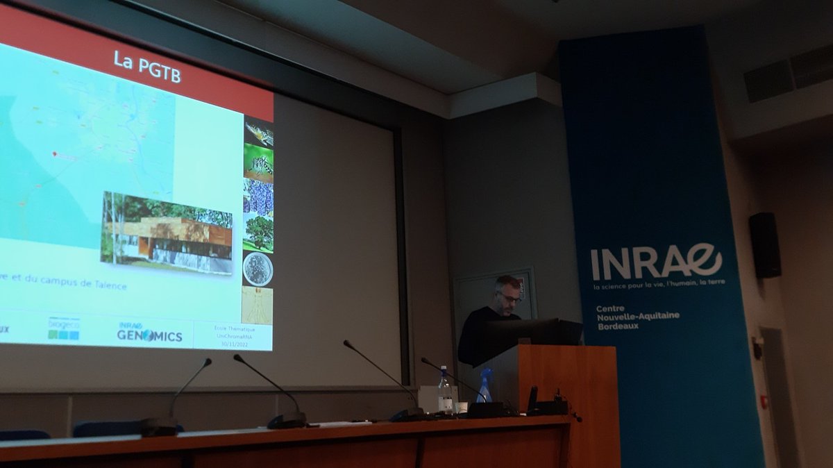 Présentation de la plateforme @PGT_Bordeaux par Erwan Guichoux.