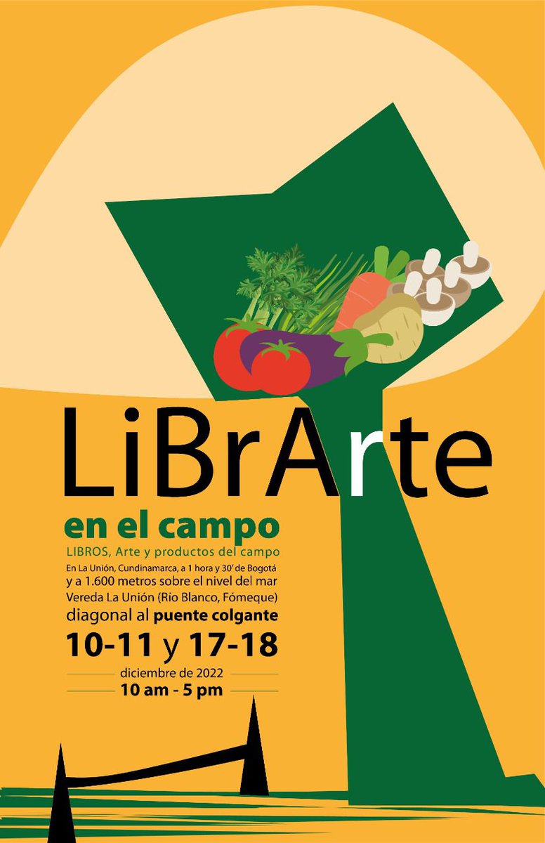 PersoTourCol's tweet photo. Sur le route de #Fómeque prenez à gauche à la sortie de La Unión. Et découvrez un lieu accueillant mais surtout une formule : des livres, de l’art et des produits locaux. Une initiative portée par Alba Lucía Silva instigatrice de l’événement. C’est #LiBrArte, 2e édition 👇 https://t.co/TqXmHYQxLa