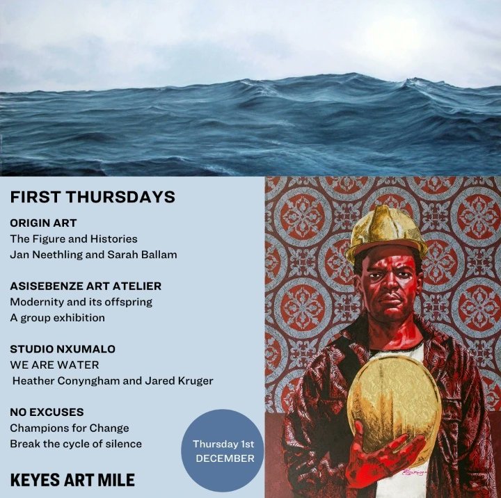 keyesartmile's tweet photo. #KEYESTHURSDAY: December #FirstThursday programme is set to impress. The evening promises to be an #art experience where visitors can explore our various art galleries and exhibitions and enjoy drinks or dinner at one of our exceptional restaurants. See you tomorrow from 16:30! https://t.co/Jg9jK5mUUy