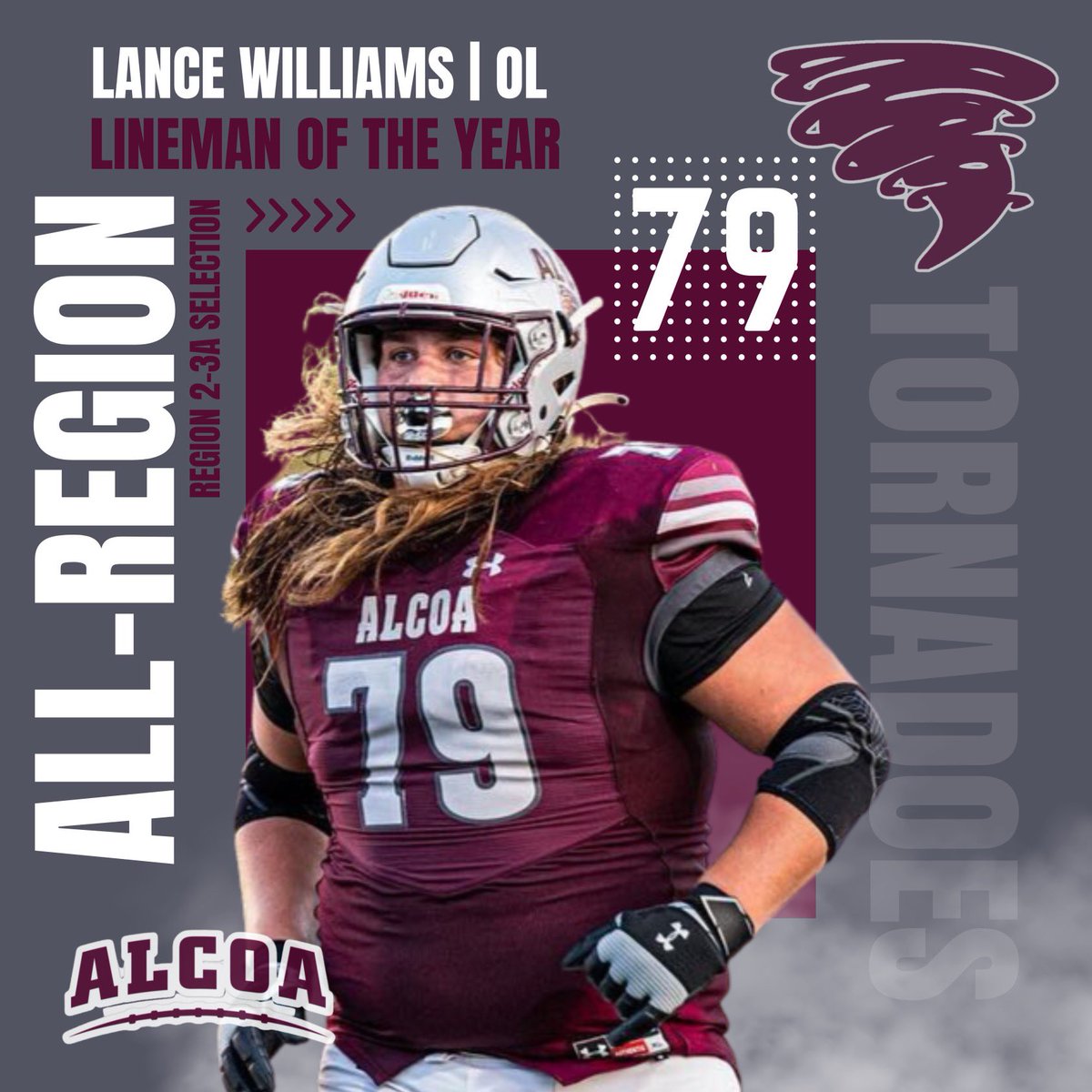 alcoafootball's tweet photo. Big shoutout to our All-Region Tornadoes!!! 🌪️🌪️🌪️ #WeAreTheStorm https://t.co/LxO7irj4dF