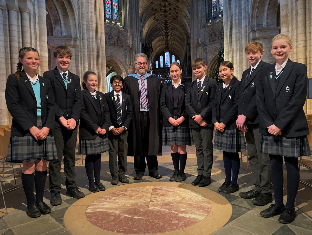 Kings_Ely's tweet photo. King's Ely Junior's 2022-23 Heads of House were formally appointed during this morning's (Nov 30th) Advent Eucharist at @Ely_Cathedral! π
More on our Facebook page: https://t.co/CGURKjnEz8
#kingsely #elycathedral #schools #leadership #headsofhouse #education #uniquelykings https://t.co/57ciM7KIop