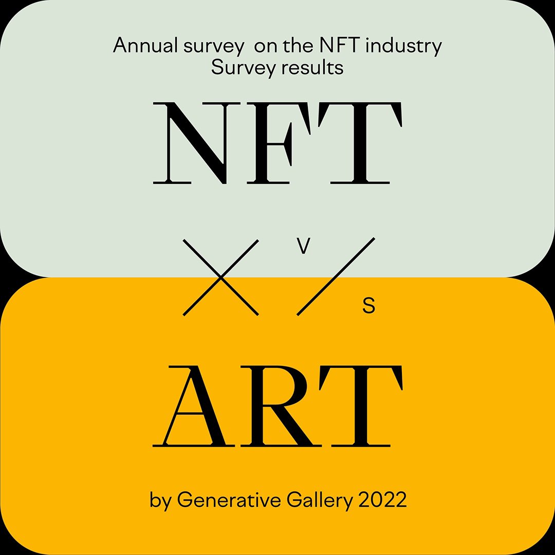 GenerativeGall's tweet image. In March 2021, we conducted a research, The Future of NFT. In August 2022, we did another survey to find out how the attitudes to the NFT market have changed.

Results generativegallery.com/nft_survey_2022