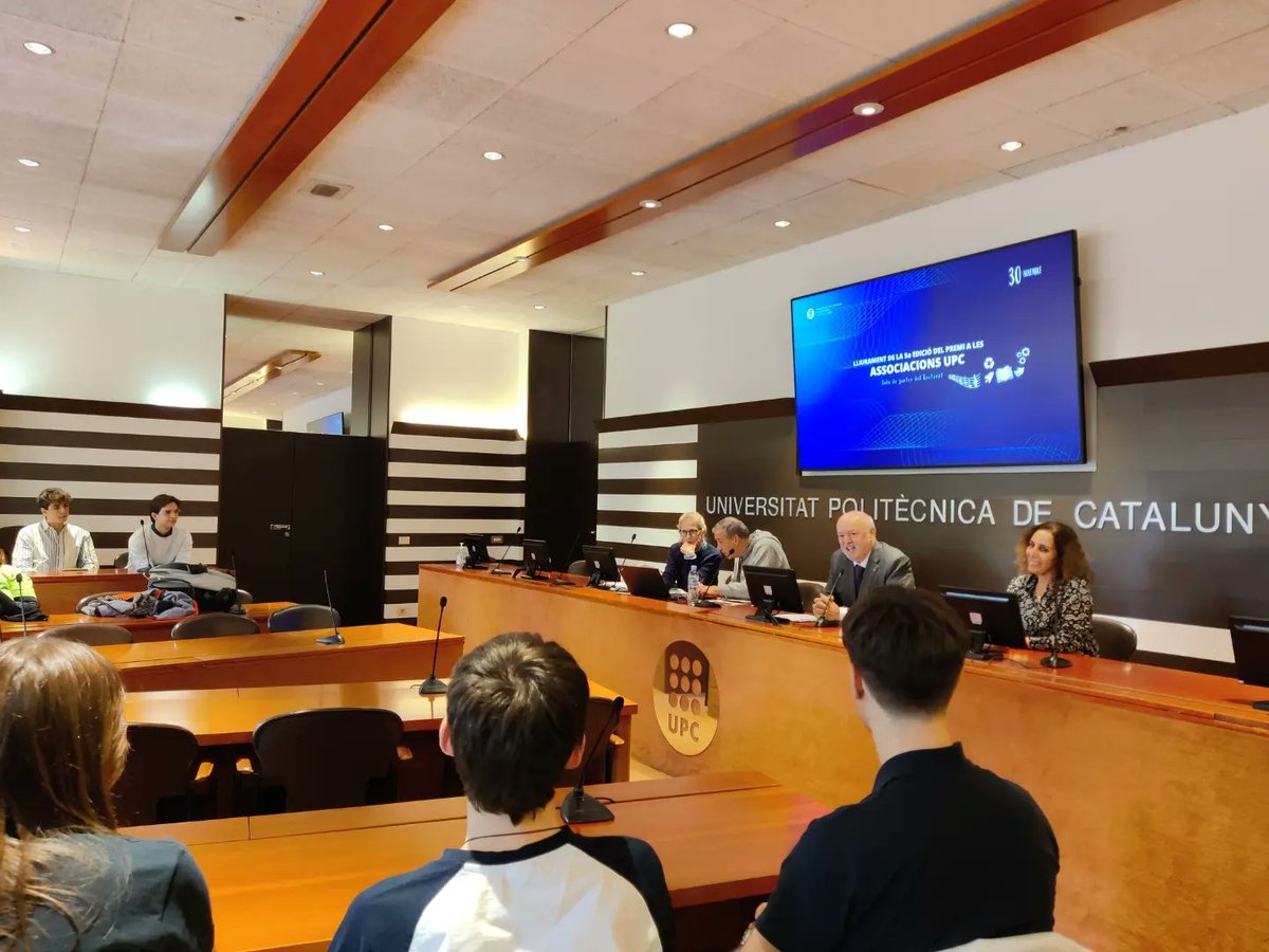 Avui hem rebut el premi d'associacions de la UPC en la categoria d'impacte social.

Moltes gràcies pel reconeixement i moltes felicitats a les associacions premiades 🙌🏻