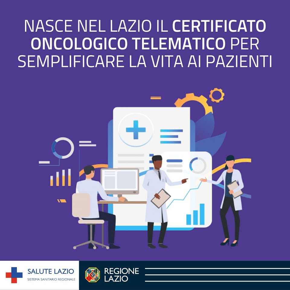 SaluteLazio's tweet photo. Nato oggi nel #Lazio grazie alla collaborazione con @INPS_it il certificato oncologico telematico introduttivo: inaugurato al @AO_SanGiovanni 1° semplice click, svolta fondamentale nel percorso tutela e presa in carico #pazienti oncologici. 

Leggi di più: https://t.co/huLB5Qjl1e https://t.co/8t925V7Quu