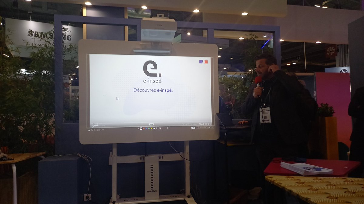 LilaSenta's tweet photo. đ Zoom sur le projet #eINSPE portĂ© par le @reseau_canope laurĂ©ats #France2030 @SGPI_avenir opĂ©rĂ© par la @BanqueDesTerr pour amĂ©liorer le parcours et la formation des enseignants.
â°ïžĂa se passe au #fablab2 maintenant Ă @educatechexpo https://t.co/SH6FsnazLl
