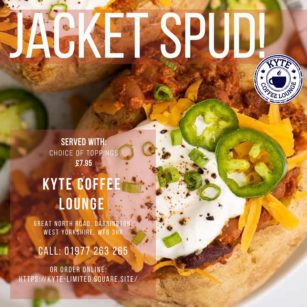 KyteCoffee's tweet photo. Chilli on a Jacket!🤤
Now thats what we call a tasty heartwarming winter lunch!
We are open Monday to Saturday!
RESERVE YOUR TABLE BY VISITING:
https://t.co/GZ2elLJSKx
No time to eat in?.. Then why not order a takeaway 🤩 
Give us a call on: 01977 263 265 https://t.co/9LAr0DtKNY