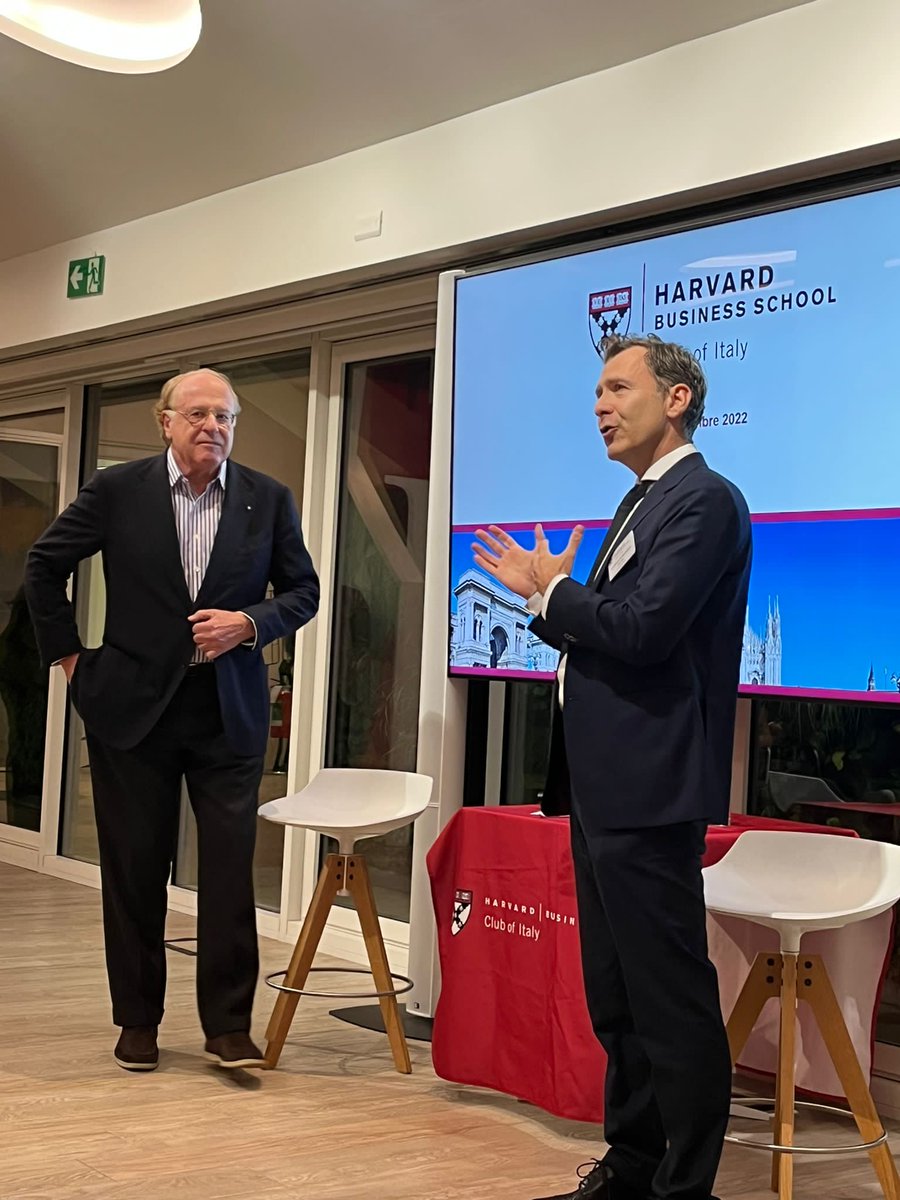 HbsItaly's tweet photo. Snapshots from yesterday evening’s conversation with #PaoloScaroni on the current challenges of the energy transition worldwide as well as the energy market geopolitics.

#harvardbusinessschool #hbsalumni #hbsitaly
#energytransition https://t.co/HQe88YjXCz