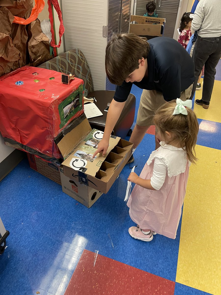 5th Graders educated their fellow students about environmental impact on wildlife with fun arcade games they designed. Five coin entrance fee that buys Uzima water filters for rural towns in Kenya with no running water #trinitylearns