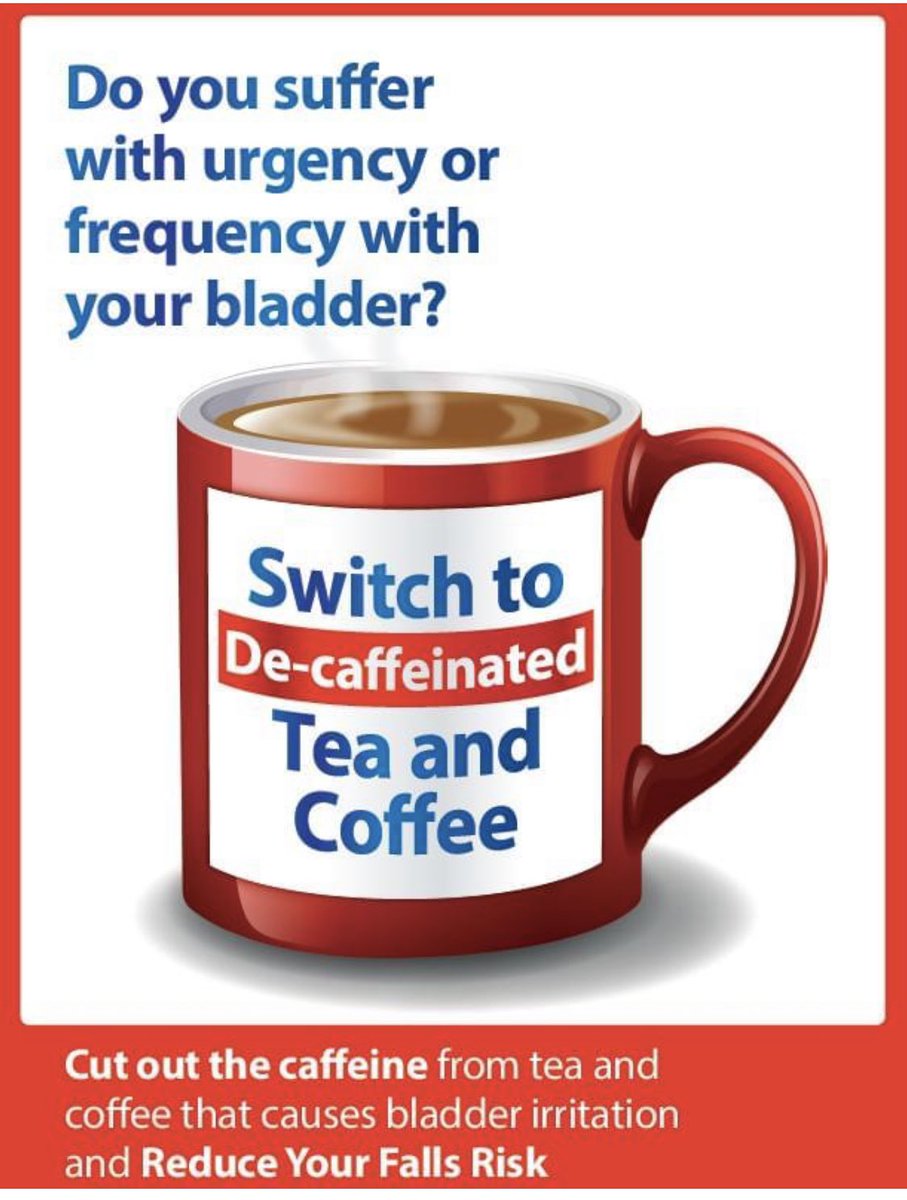 I had a wee trip to Westminster to talk pish. Was delighted to hear about this project at #TeamUHL - offering decaf tea on wards as standard (patients can get caffeinated if they want it) and the falls in wards reduced by 2/3! 1:4 falls on wards are linked to toilets. Fab work