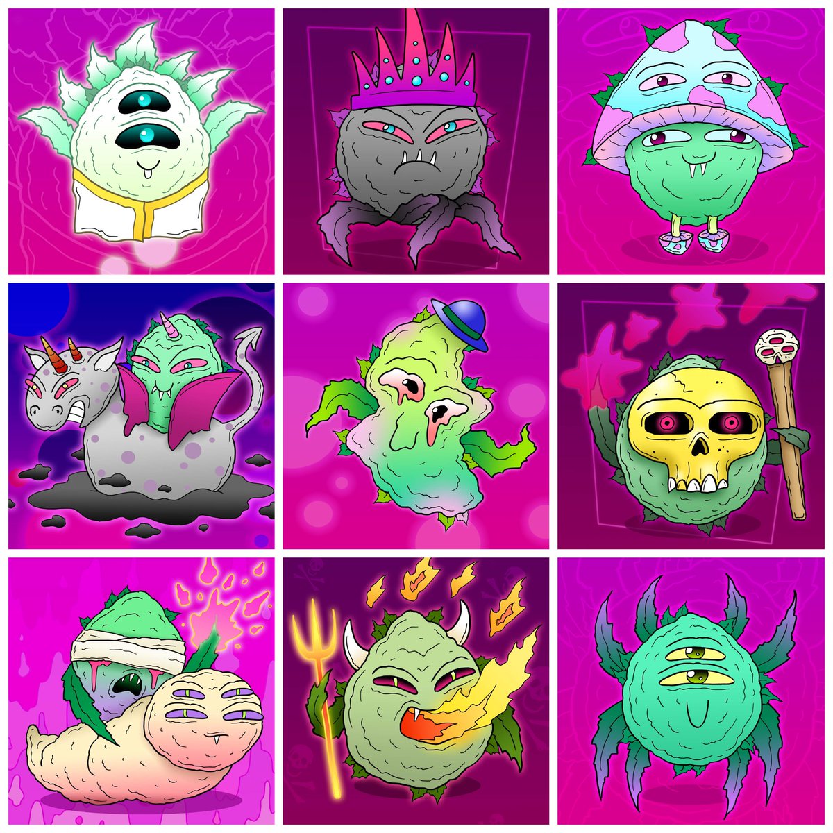 Alien Buddy Buds tweet media