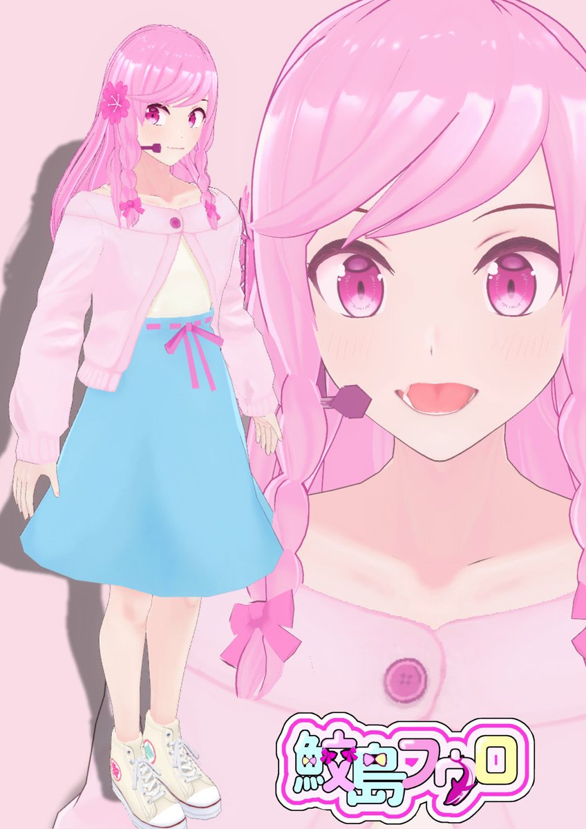 鮫島フウロ🌸🦈TRPG系女装男子Vtuber tweet media