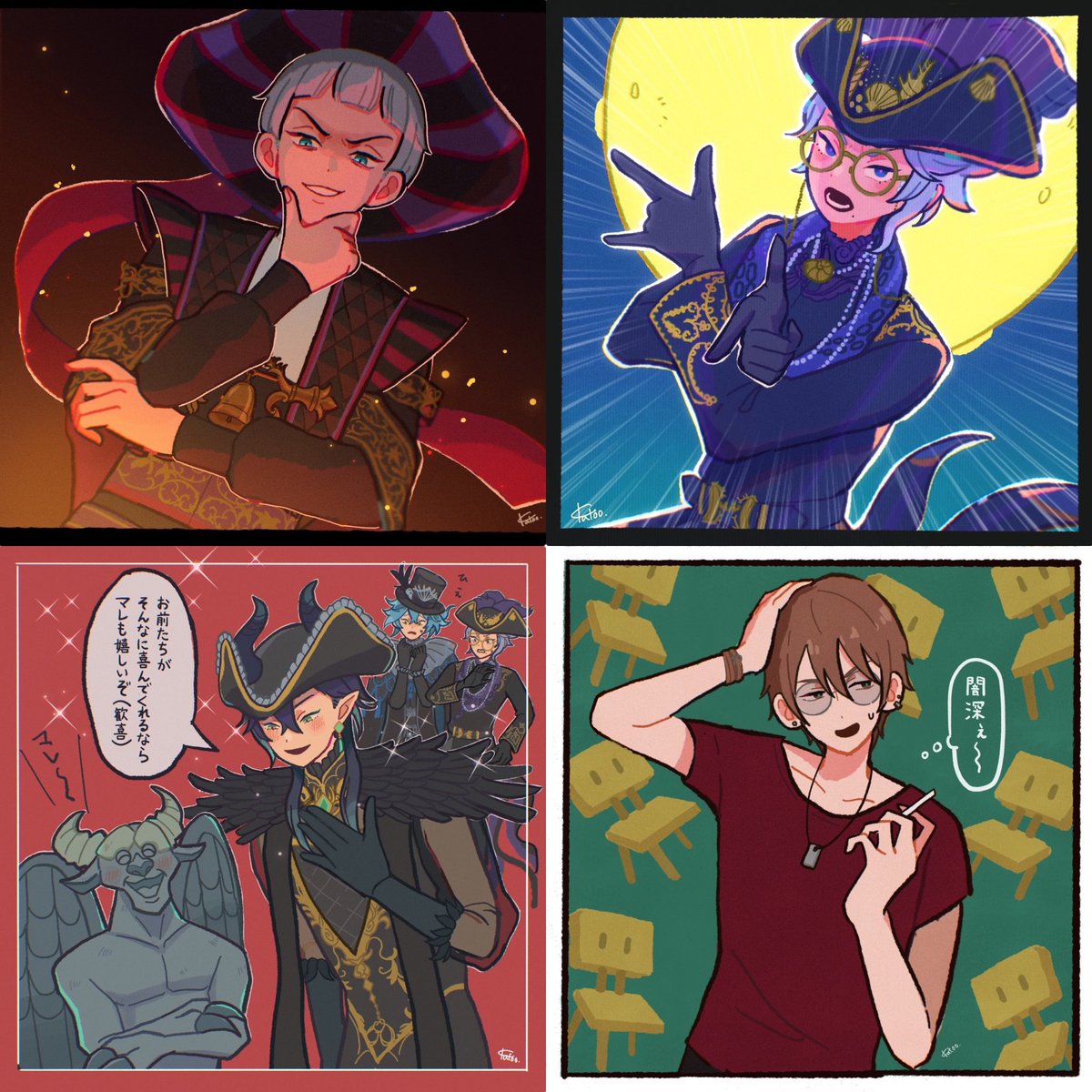 #今月描いた絵を晒そう
おおよそグロマスな1ヶ月でした 