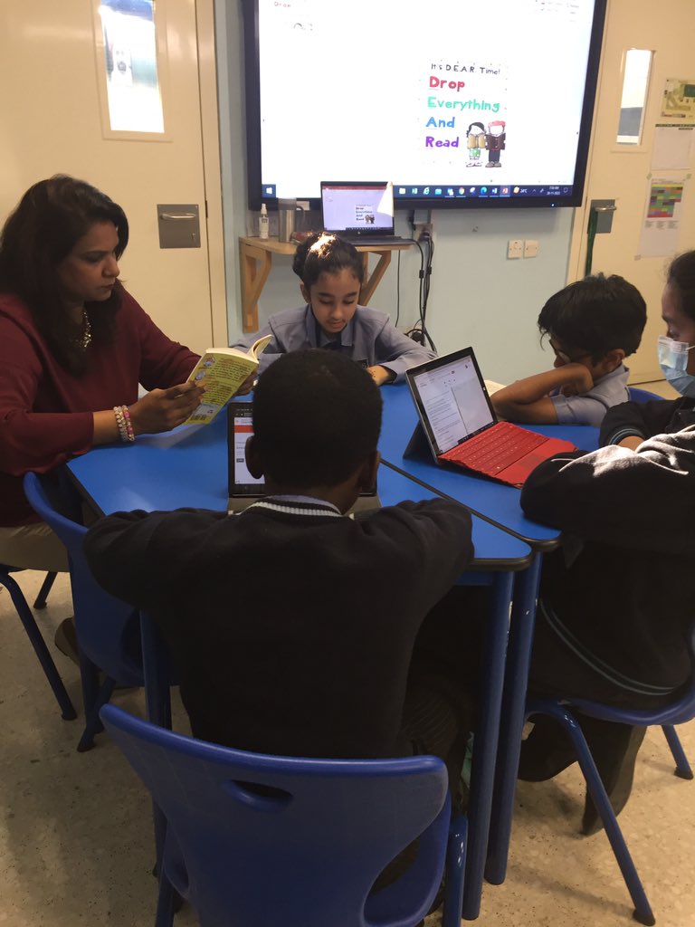 F1Tws's tweet photo. National Celebration of reading!!! Students of Year 5 actively engaged  in DEAR ACTIVITY to start off the day... https://t.co/KDmTsjvhWF