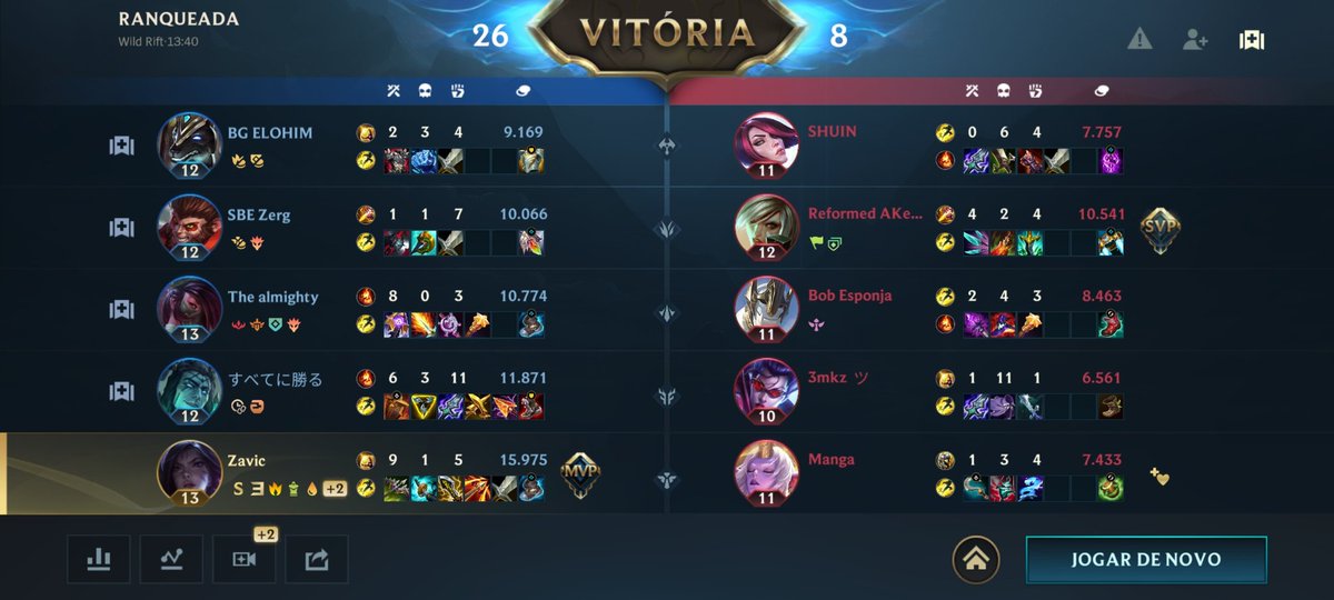 Nova bis build do thresh fds 😂