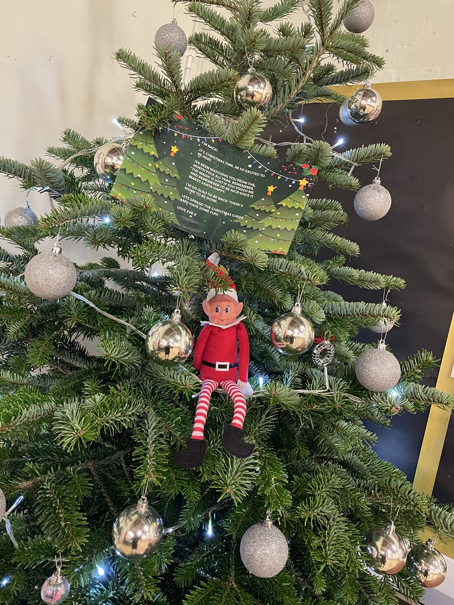 Eve is in the building making sure all the children are being good and having lots of fun! Making sure to report everything back to Santa 🎄🎅🏼