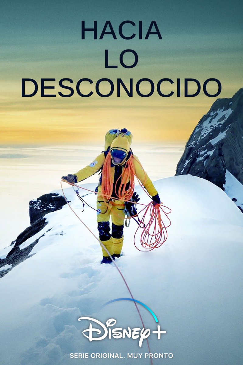 DisneyZoneLA's tweet photo. Estreno🏔| Los mejores atletas del mundo llegarán a #Disneyplus , muy pronto llega #EdgeoftheUnknown (Hacia lo desconocido) una serie de #NationalGeographic donde los mejores surfistas, escaladores y exploradores nos contarán en 10 episodios como se preparan mental y físicamente https://t.co/9C7fHdXJbk