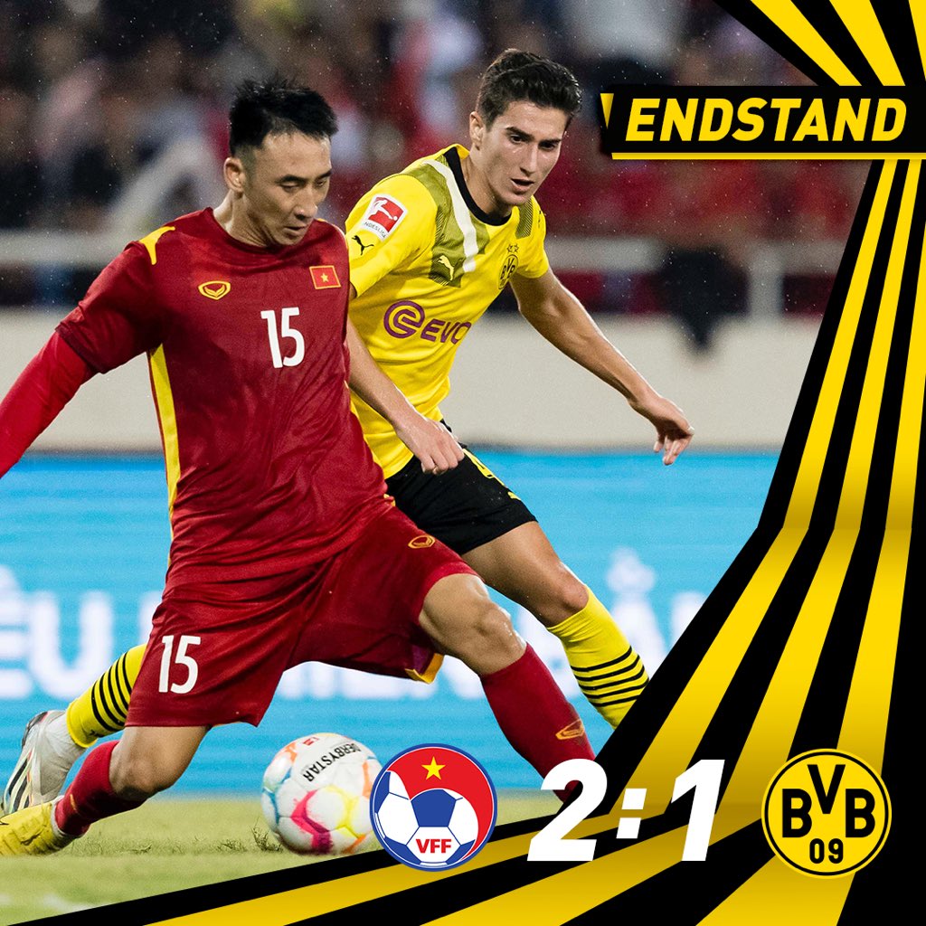 BVB's tweet photo. Die Nationalelf Vietnams kann das Spiel kurz vor Schluss noch drehen. #VFFBVB https://t.co/o0yccvVwT2