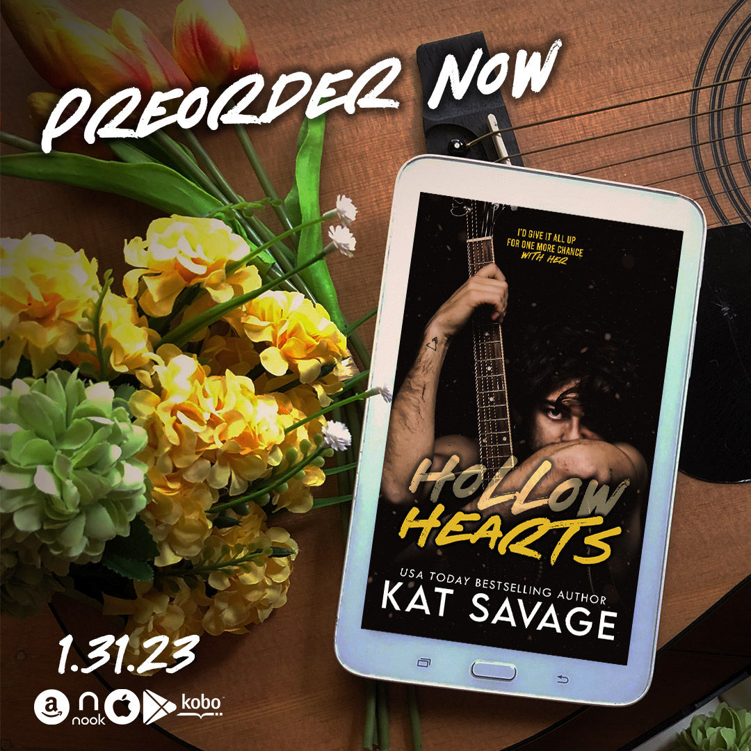 ONLY TWO MONTHS AWAY! Preorder now at the special $2.99 preorder price on all platforms!
books2read.com/HollowHeartsNo…

#katsavage #romance #bookstagram