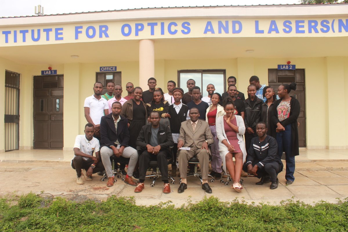 Niol_Ke's tweet photo. The class of 2022 for Bachelor of Science in Applied Optics and Lasers pose for a photo outside the Institute's Laboratories.
We are proud for boasting a record 5 First Class Honors inclusive of the Valedictorian for the year 2022. We wish all our students the very best.
#NIOL https://t.co/waKMwPOFr4