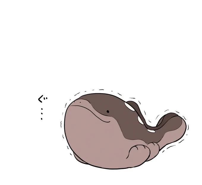 エビぞりを頑張るドオー 
