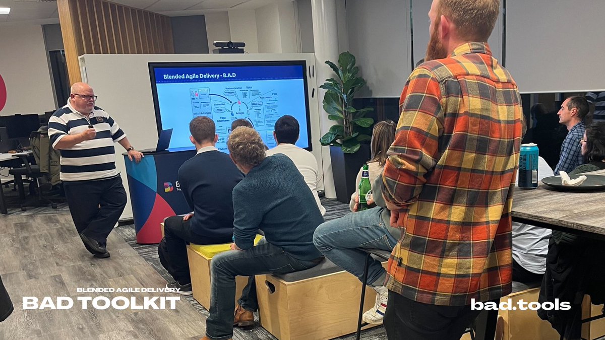 We had a fantastic turnout for our Meetup event last week, Michael included a demo of how the agile PMO can be run via ADO, Jira etc as well as the broader discussion around agile pmo in theory, challenges and opportunities.

➡️ bad.tools 💬 meetup.com/pro/bad-toolkit