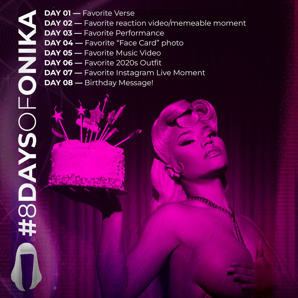 CallMeCalz_'s tweet photo. The annual #8DaysofOnika starts tomorrow! 👑 https://t.co/Cx3HyTvoAs