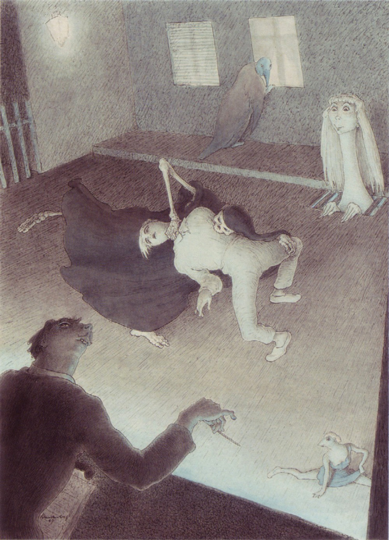 「Walter Schnackenberg 1880-1961とても怖いし、とても」|松田洋子のイラスト