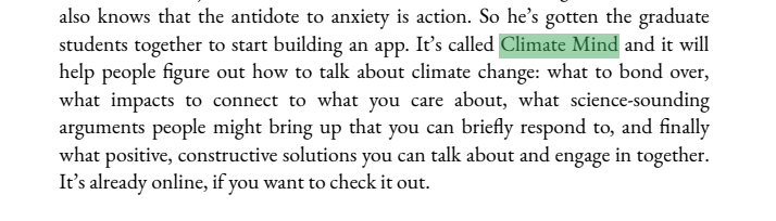 Climate_Mind's tweet photo. @KHayhoe thank you for mentioning our app in your #SAVINGUS book! We've released a new version and are ready to show it to the public. The following thread contains a brief overview of the personal values-based conversations feature, pls RT. https://t.co/G0pcFIclxB https://t.co/KMr9WgH3bS
