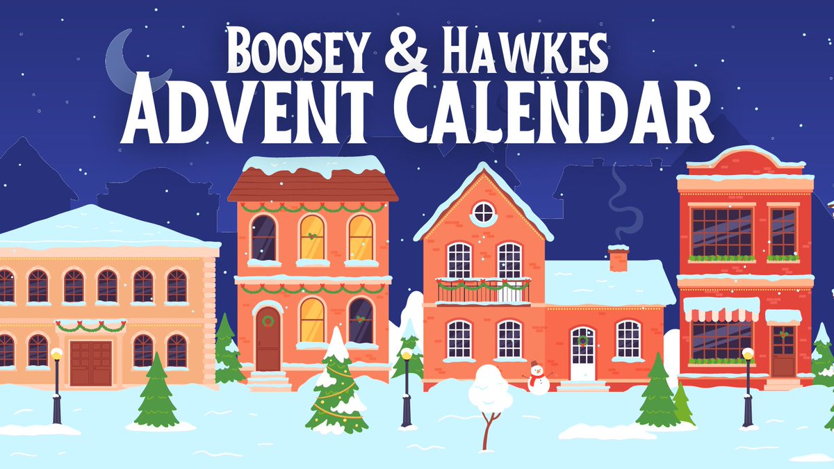 Boosey's tweet photo. Stay tuned for your daily dose of festive music with our new Boosey Advent Calendar, kick-starting tomorrow! 🤩 We'll be spotlighting some of our favorite wintery ❄️pieces across December. Catch you tomorrow for day 1! 🎊 https://t.co/n2Oj05Vk55