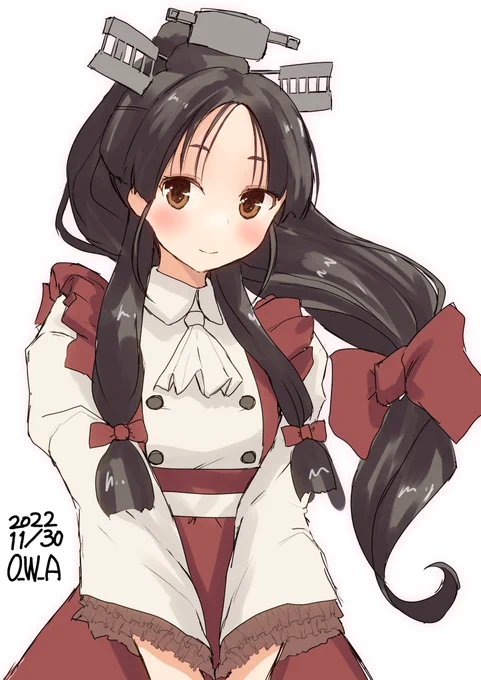 ひらひらフリルでかリボン日進#艦これ版深夜の真剣お絵描き60分一本勝負#艦これ版真剣お絵描き60分一本勝負_20221130 