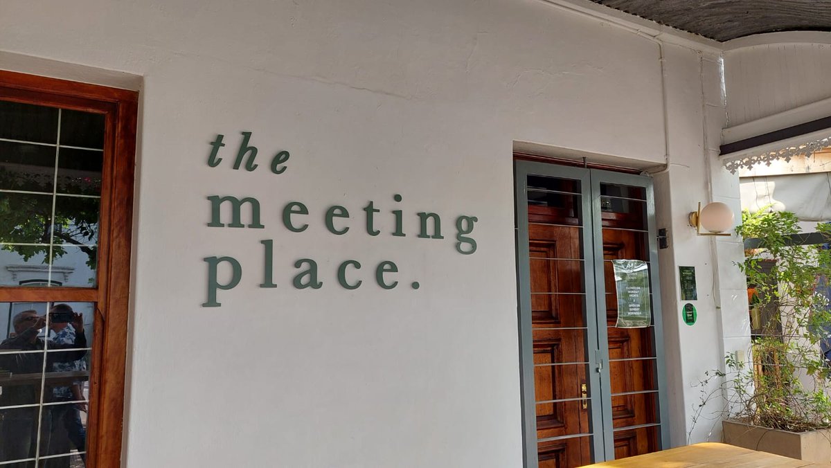 PurplePuppySt's tweet photo. Happiness = Happy Client - Signage done and installed by Pieter. Laser cut aluminium, powder coated numbers.
Pop in at The Meeting Place in Stellenbosch, excellent coffee and the best carrot cake in the world.

#gratitude #lasercut #signage #signagedesign #numbers https://t.co/eqYaC5oZ2J