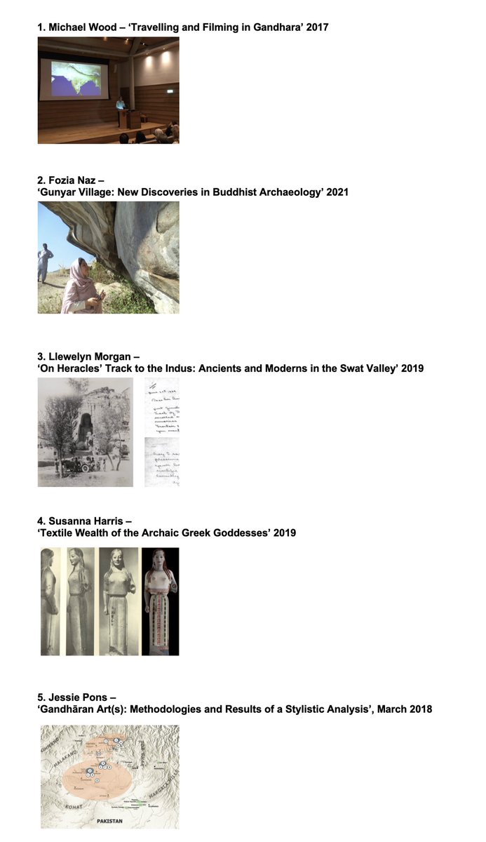 Our website hosts around 115 recordings of past CARC events! Here's a glimpse at the top 5 most popular so far. You can see them all on our main CARC webcast/podcast page (carc.ox.ac.uk/carc/resources…) or the dedicated <a href="/GandharaConnect/">Gandhara Connections</a> page carc.ox.ac.uk/GandharaConnec…