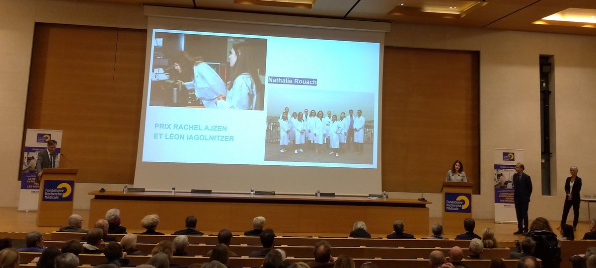 IsabelleArnoux2's tweet photo. Congratulations @NathalieRouach ! #FRM #Sciences #prixrachelazenetleoniagolnitzer https://t.co/eOefxLkdQZ