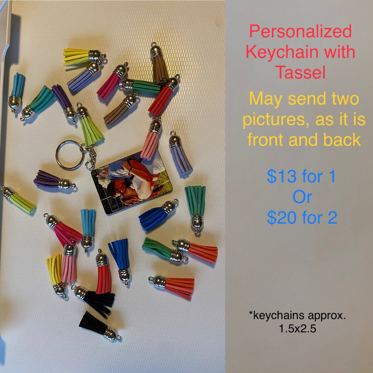 mamahowdy2306's tweet image. These make wonderful gifts for the holidays! 🎁  #personalizedgift #personalizedkeychain #photokeychain #picturekeychain #photo #picture #gift