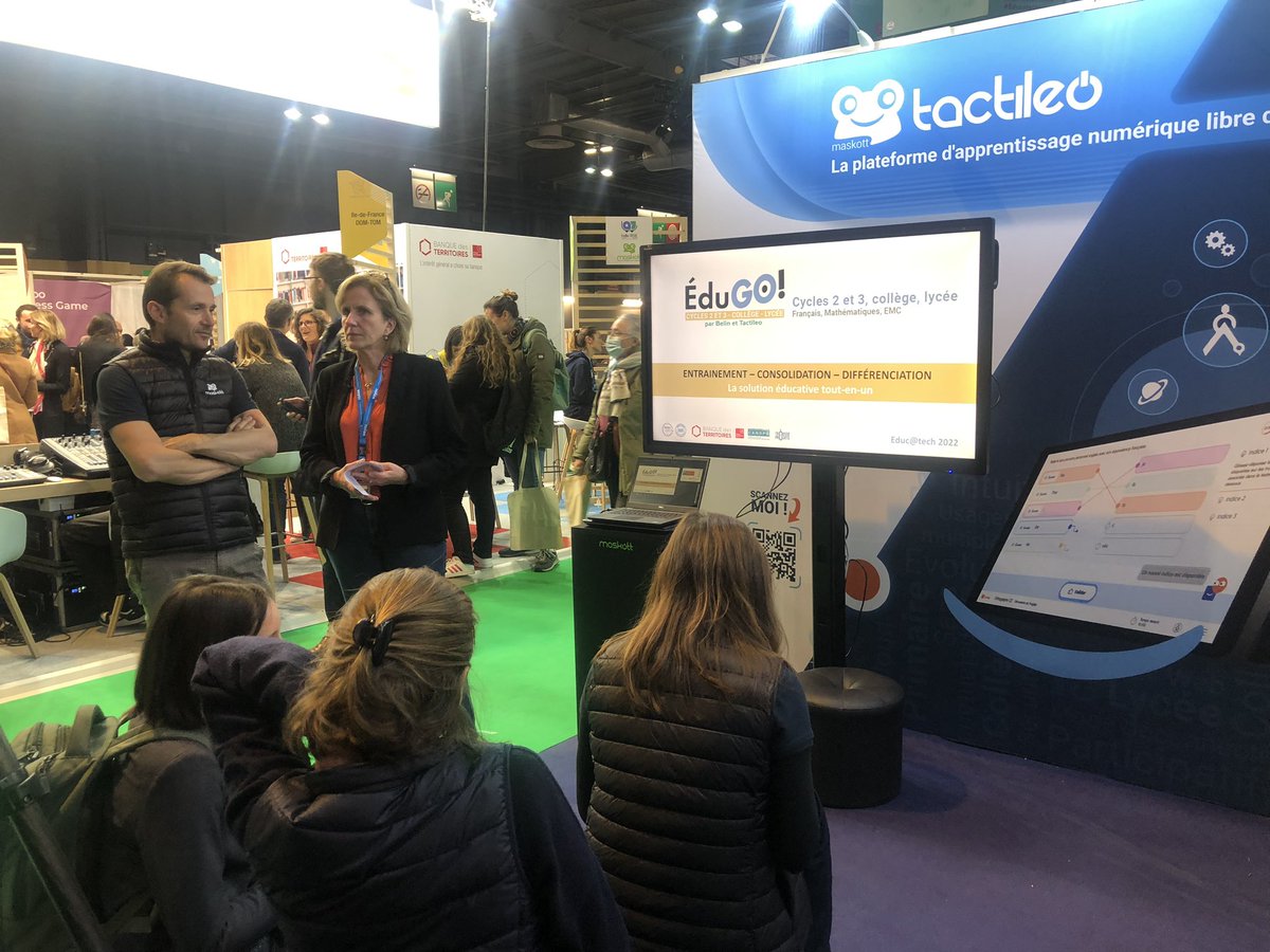 Maskott_Europe's tweet photo. @educatechexpo
📍RDV maintenant stand A12
⬇️ et Participez au 1er atelier de présentation d'#EduGo
>La solution éducative tout en un, en #français, #maths, #EMC pour les #cycles 2&3, le #collège et le #lycée https://t.co/fAddT5Xsmr