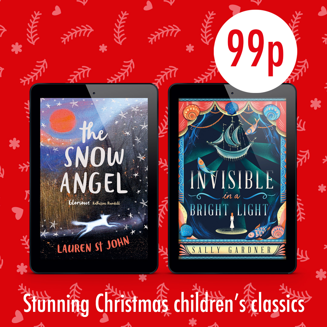 _ZephyrBooks's tweet photo. ❄️ Treat yourself to a couple of stunning Christmas children's classics this festive season ❄️

Pick up #TheSnowAngel by @laurenstjohn and #InvisibleInABrightLight by @TheSallyGardner for just 99p in eBook

Get them here: https://t.co/lwx9qpN8Tx https://t.co/cyozOJq0P5